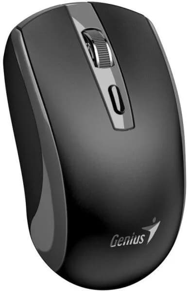 Mouse Genius "ECO-8150", PC sau NB, wireless 2.4GHz, optic, 1200 dpi, butoane/scroll 3/1, acumulator, buton Copilot, negru, "31030045400" 4710268 262589