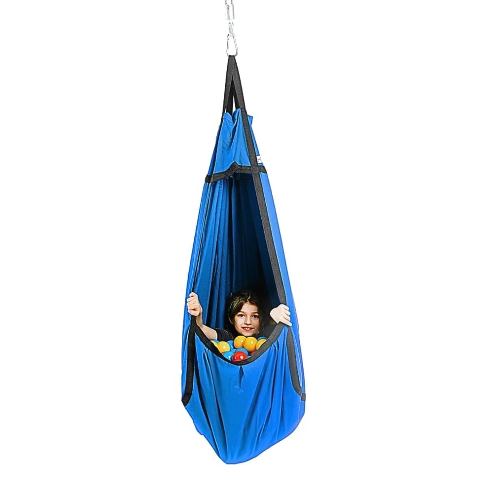 Hamac terapeutic senzorial cu bile de plastic