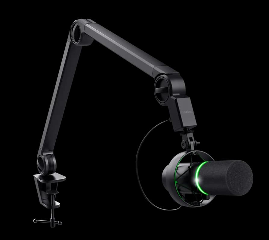Microfon Trust GXT 255+ Onyx, tip Cardioid, USB, LED backlight — miniatură