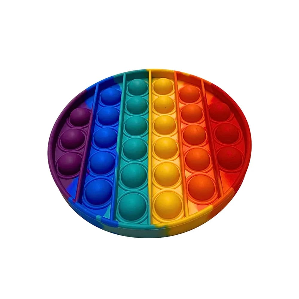 Jucărie Fidget Pop – Rotundă, multicoloră — miniatură
