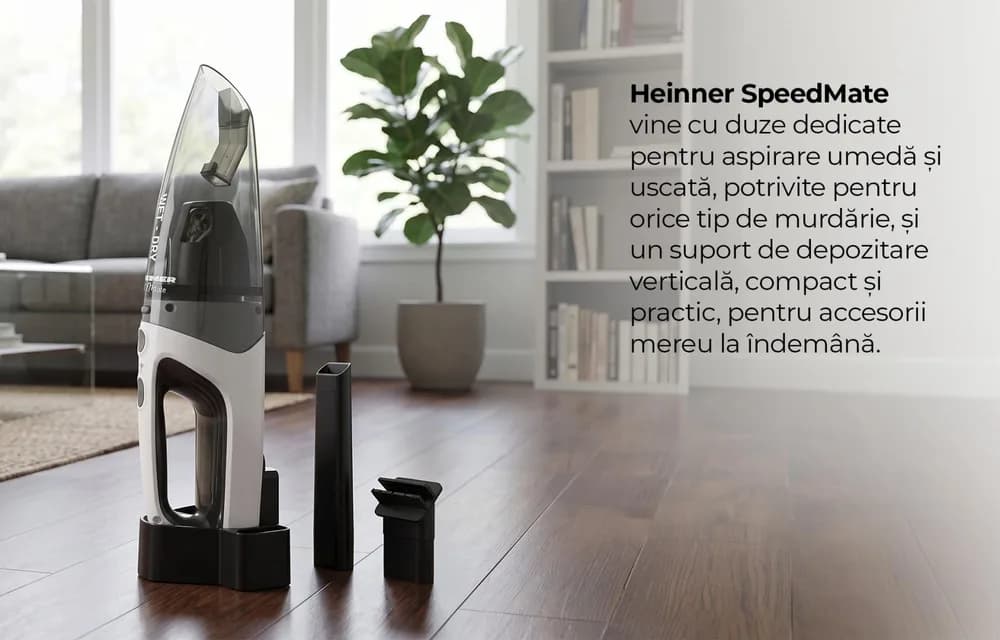 Aspirator de mână HEINNER SpeedMate HHVC-C7.4WHBK — miniatură