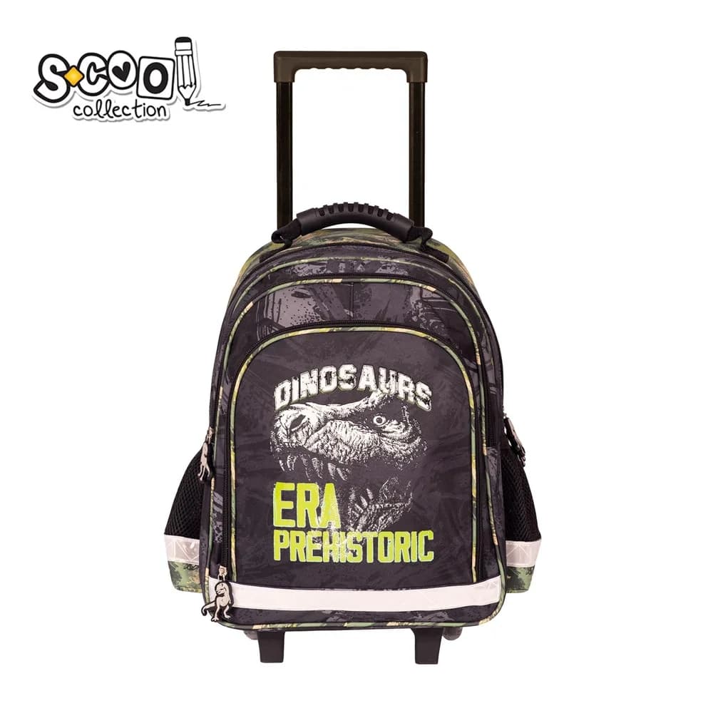Ghiozdan trolley, 38x29x14 cm, DINO - S-COOL