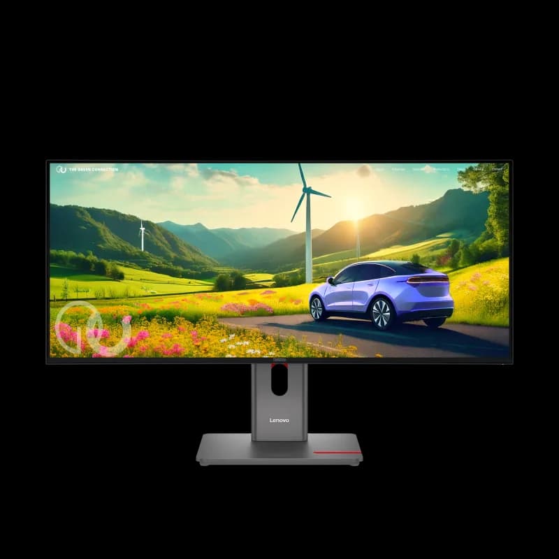 Monitor Consumer Lenovo ThinkVision P34WD-40, 34", 3440 x 1440 pixeli, Black