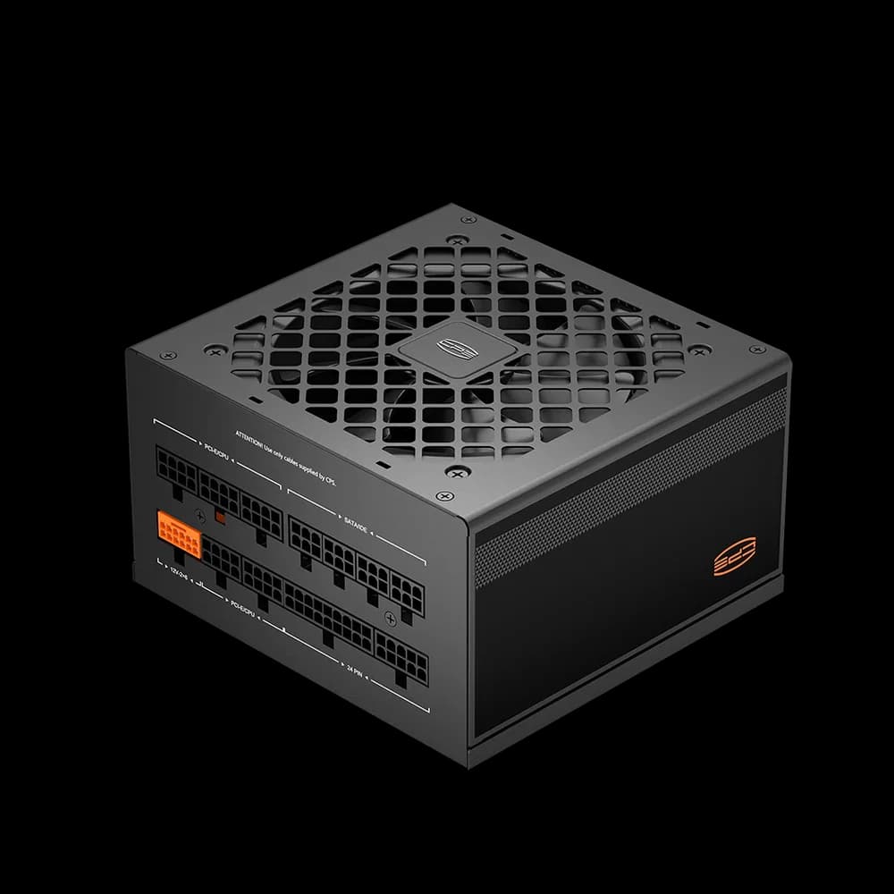 SURSA PCCooler "KN750", 750W, certificare 80Plus Gold, modular, PFC+Full Bridge SRCLLC+DC to DC, fan 120mm, negru, "P3-KN750-G1F" — miniatură