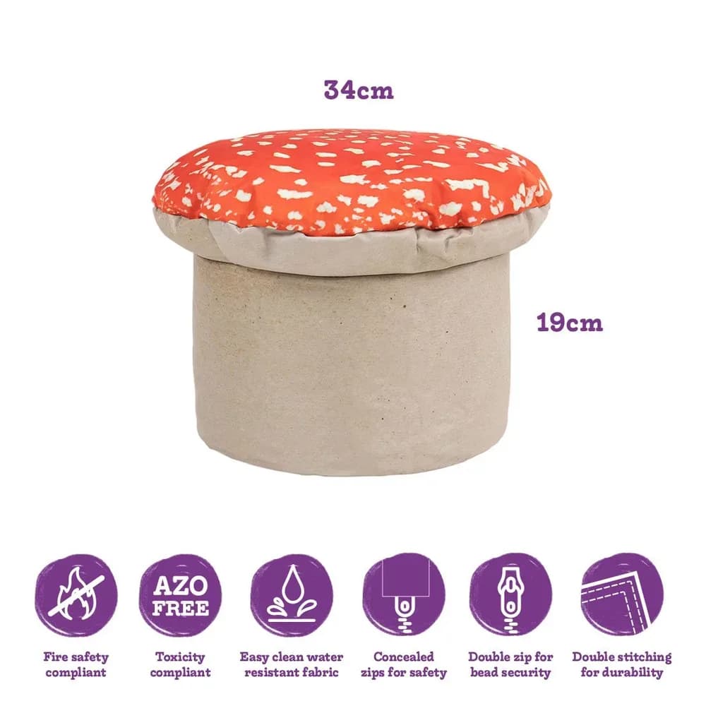 Ciuperci fermecate, set de așezare (set de 3) – 34cm x 19cm — miniatură