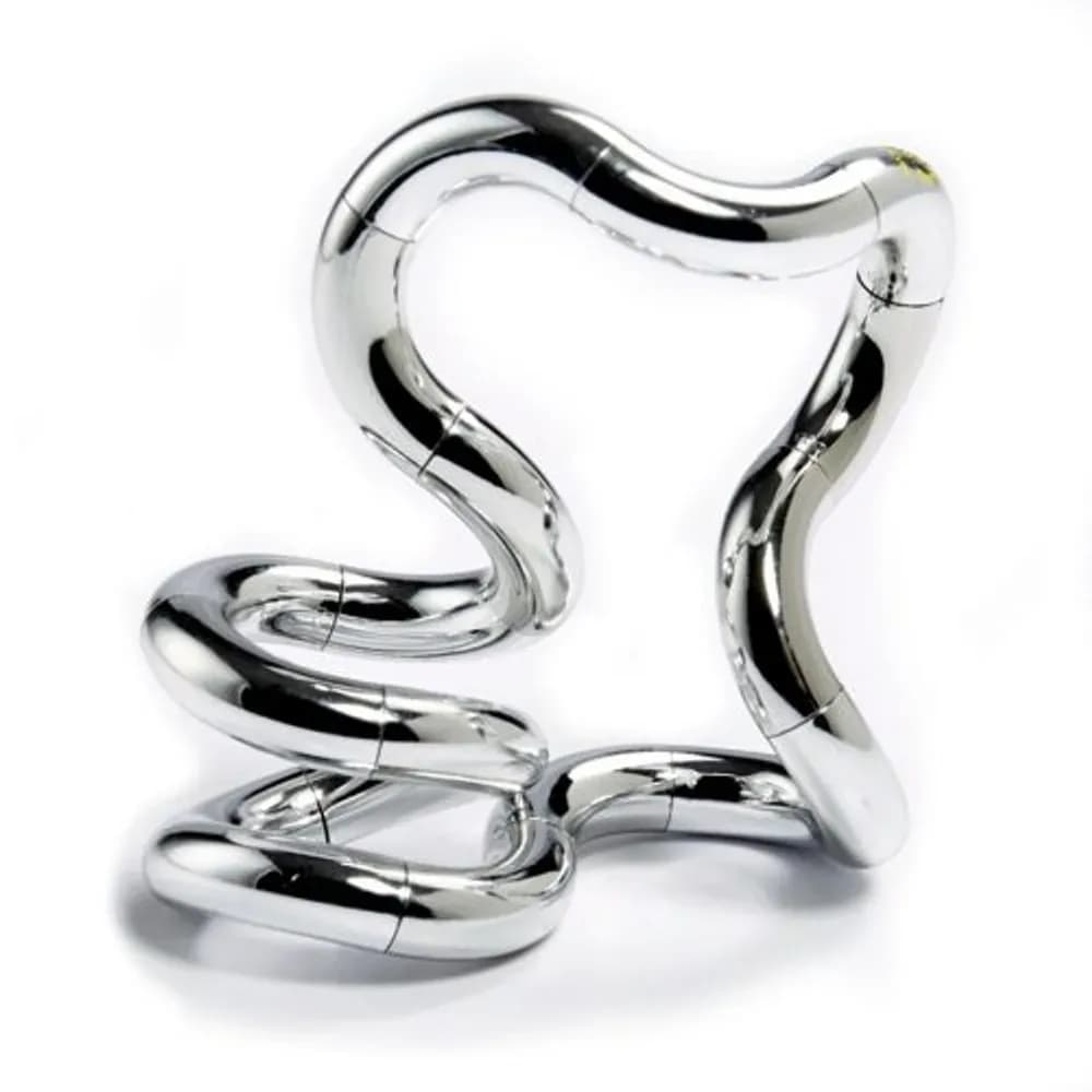 Tangle metalic culoare uni
