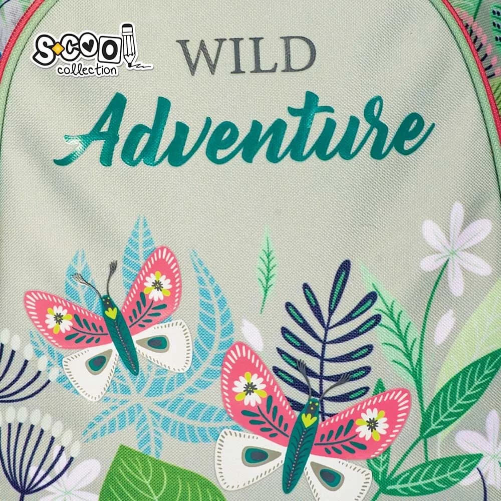 Ghiozdan anatomic, 38x39x19.5 cm, WILD ADVENTURE - S-COOL — miniatură