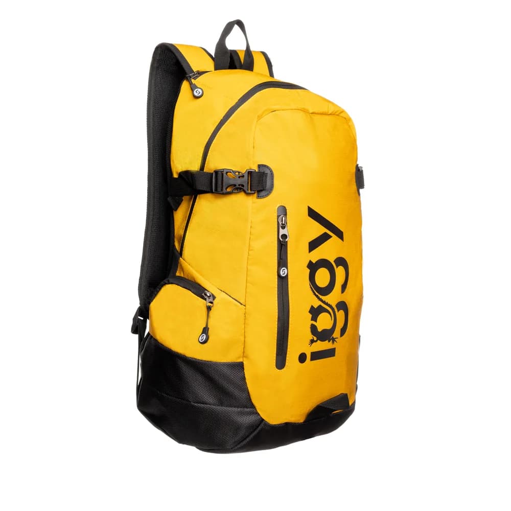 RUCSAC IGGY, 1 compartiment principal, 1 buzunar frontal, 4 buzunare laterale, nylon, 50x31x24.5cm, galben, "Adventure", 45506979 "IGBP-ADVENTURE" — miniatură