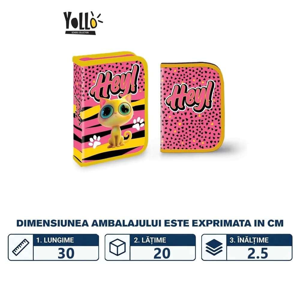 Penar echipat, 1 fermoar, 2 extensii, 30 piese, HEY - YOLLO — miniatură