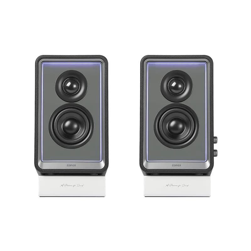 BOXE EDIFIER 2.0, RMS: 70W (2 x 15W, 2 x 20W), Bluetooth 5.3, USB-C, USB-A, AUX, sub-out, GaN charger 65W, black, "QR65-BK" — miniatură