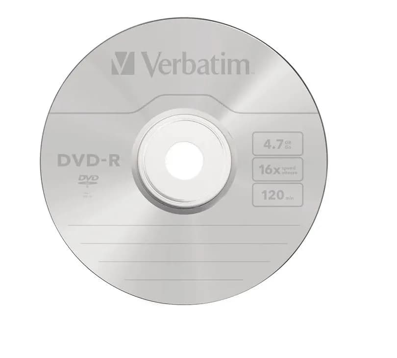 DVD-R VERBATIM, 4.7GB, VITEZA 16X, WAGON, SPINDLE 10 BUC, "43729" — miniatură