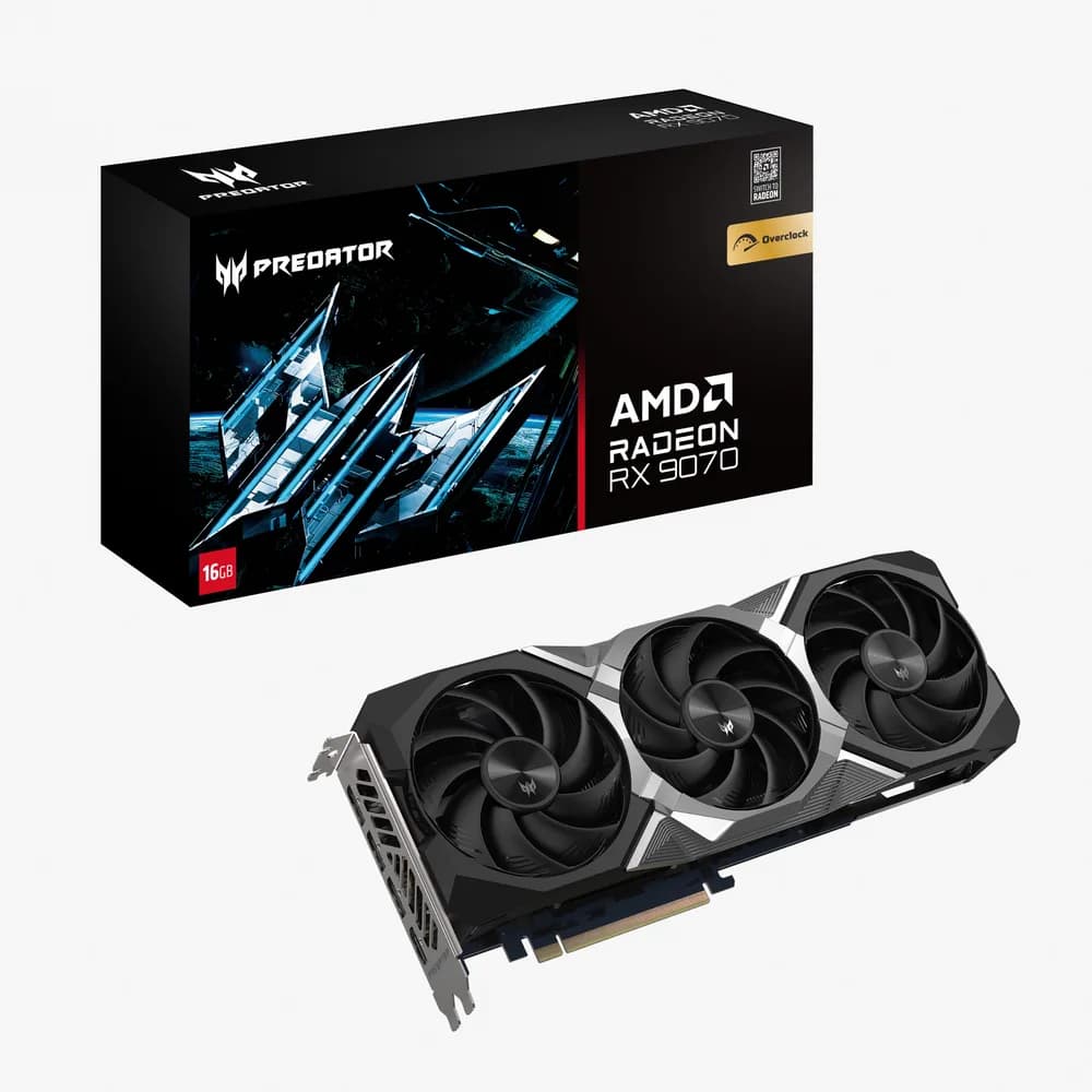 Acer Predator BiFrost Radeon RX 9070 OC 16GB GDDR6 "DP.Z4GWW.P01"