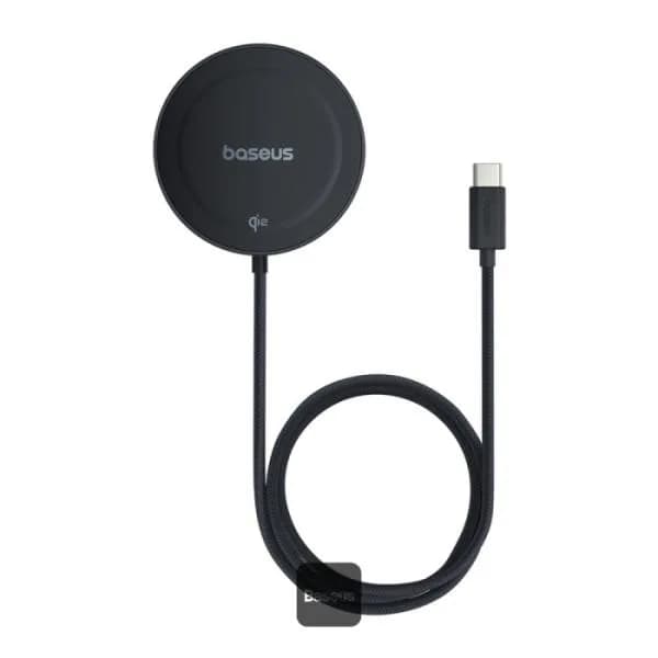 Incarcator Wireless Baseus Mini4 Qi2, 15W, 1 port, Negru