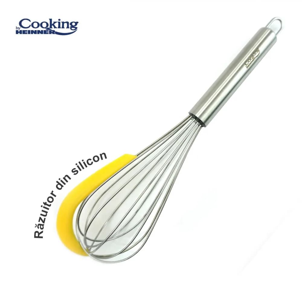 TEL INOX CU RAZUITOR DIN SILICON 23 CM, TEYA — miniatură