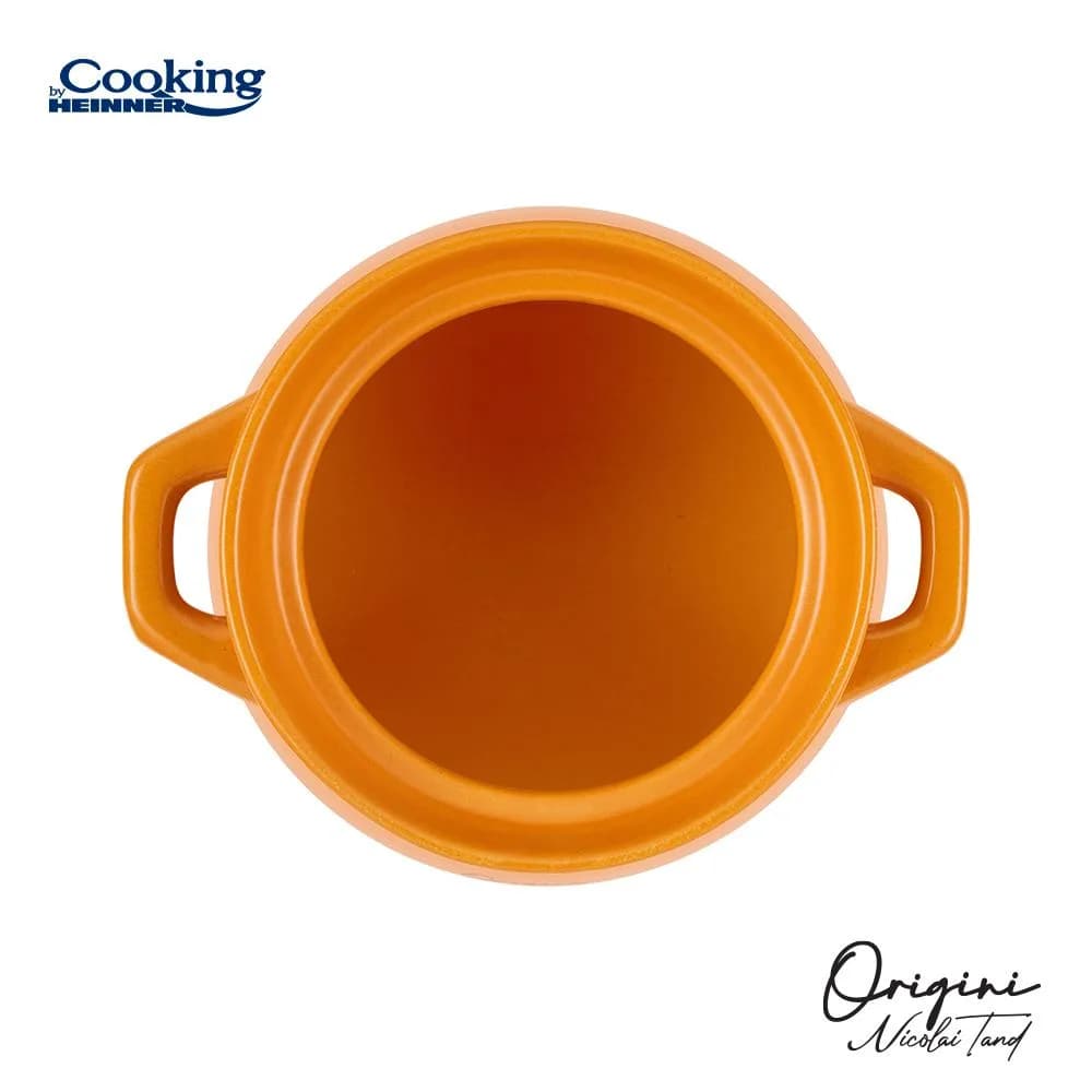 OALA CERAMICA CU CAPAC, 14.5x16 CM, 3 L, NICOLAI TAND, ORIGINI, COOKING BY HEINNER — miniatură