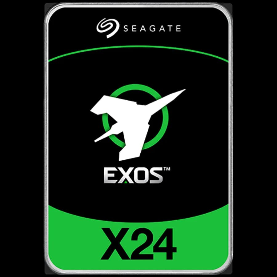 HDD Server SEAGATE Exos X24 24TB 512e/4Kn ISE, 3.5", 512MB, 7200RPM, SATA "ST24000NM002H"
