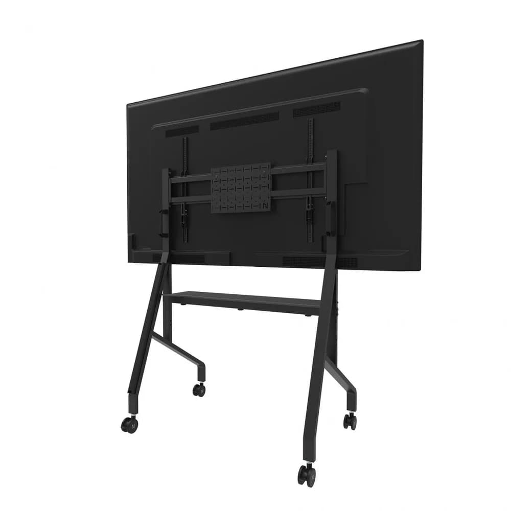 Stand mobil de podea Neomounts 55"-86" 76kg VESA 100x100 - 900x600 negru — miniatură