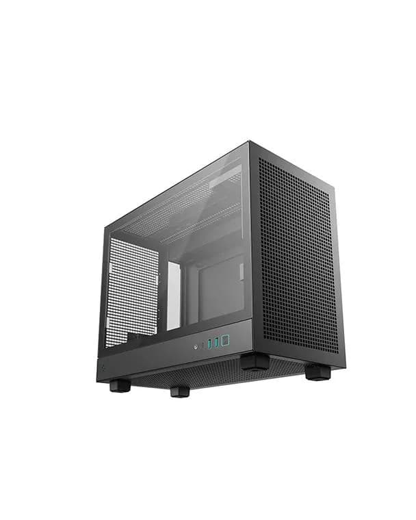 CARCASA gaming "CH160 PLUS", mini tower, mini-ITX, fara sursa, sticla securizata, suporta 4xfan, negru, 4 sloturi expansiune, USB-C x 1, USB 3.0 x 2, audio+mic, "R-CH160-BKNGM0-G" — miniatură