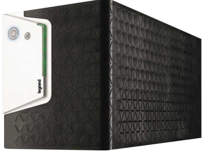 UPS Legrand KEOR SP 800, 800VA/480W, 1x IEC + 1x German standard sockets, USB HID tip B, stabilizator electronic (AVR), baterie 1 x 12V/ 9 Ah, 230V, forma sinusoidala simulata in forma de unda, tehnologie Line interactive VI, interfata RGB LED bar (verde/ portocaliu/ rosu), dimensiuni 120 x 330 x