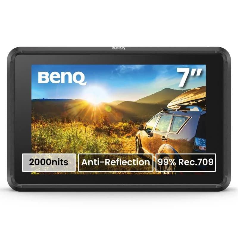 Monitor Consumer BenQ PVS7, 7", 1920 x 1080 pixeli, Black
