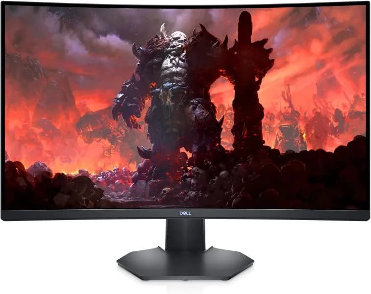 MONITOR Dell 31.5 inch, Gaming, VA, WQHD (2560 x 1440), Wide | curbat, 350 cd/mp, 1 ms, HDMI x 2 | DisplayPort, "S3222DGM"