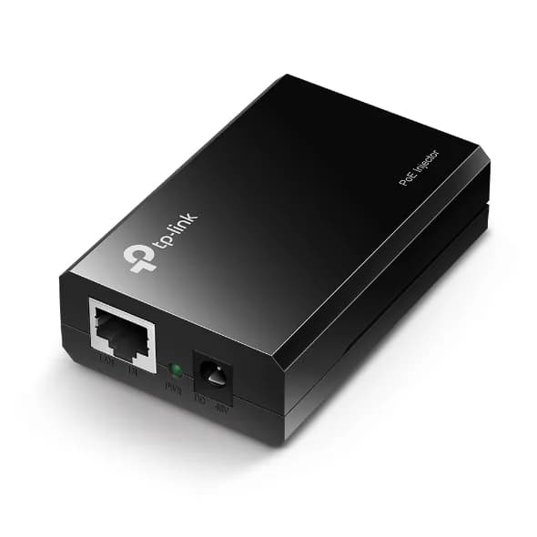 INJECTOR PoE TP-LINK 2 porturi Gigabit, compatibil IEEE 802.3af, alimentare 5V/12V, carcasa plastic, "PoE150S"