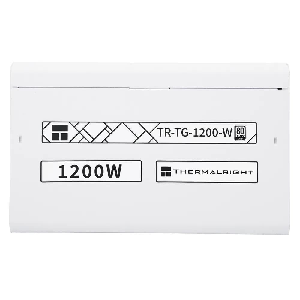 SURSA Thermalright "TR-TG 1200-W", 1200W, certificare 80 Plus Gold, modular, LLC, DC to DC, PCI-E GEN 5.0 ready, fan 120mm, alb, "TR-TG 1200-W" — miniatură