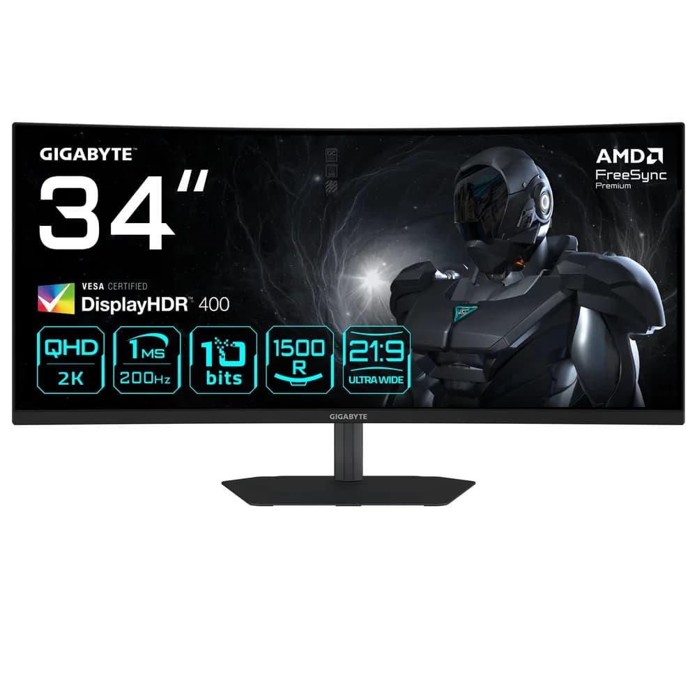 Gaming G34WQC2 Curbat 34 inch UWQHD VA 1 ms 200 Hz HDR FreeSync Premium "G34WQC2"