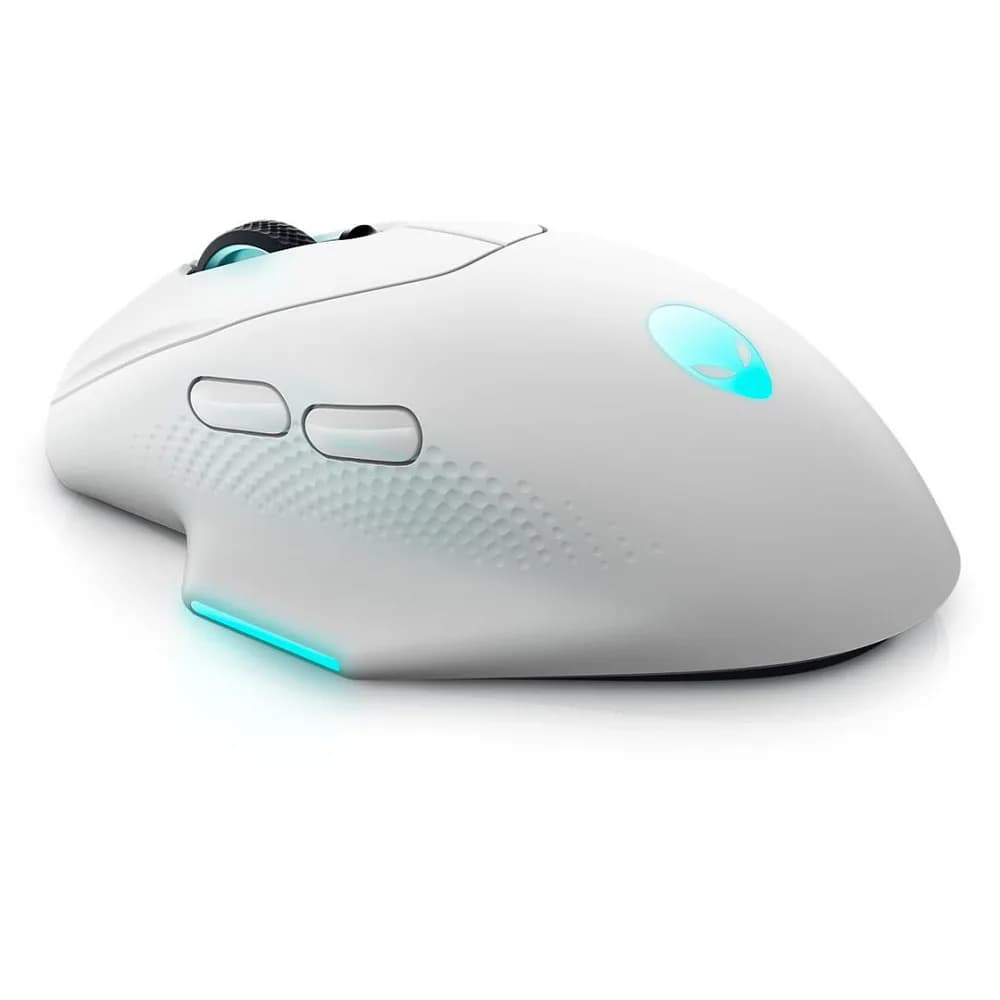 Mouse Gaming Wireless DELL AW620M, 26000 dpi, Lunar Light — miniatură