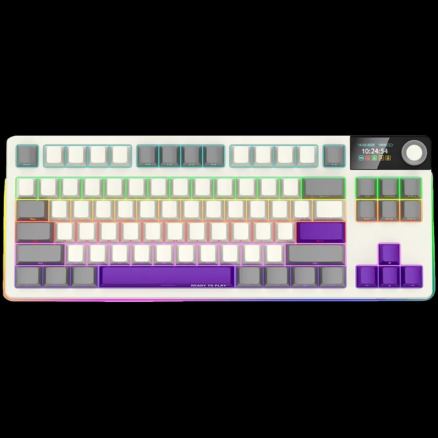 LORGAR KBP70TKLW, Wireless TKL Mechanical Gaming Keyboard Pro, Beige, EN layout "LRG-KBP70TKLW-RT-US"