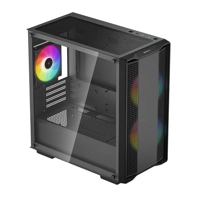 Carcasa DEEPCOOL CC360 ARGB, Mid Tower, Black — miniatură