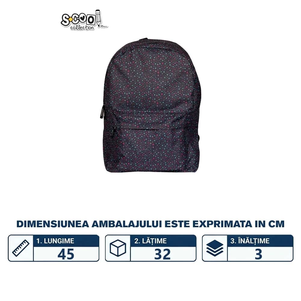 Ghiozdan CLASSIC, 30x16x43 cm - S-COOL — miniatură