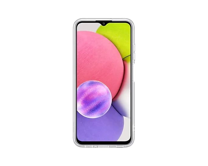 HUSA Smartphone Samsung, pt Galaxy A03s, tip back cover (protectie spate), TPU, ultrasubtire, transparent, "EF-QA038TTEGEU" — miniatură