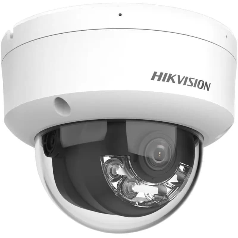 Camera supraveghere Hikvision IP Dome DS-2CD2143G2-LI(2.8MM), 4MP, Acusens - filtrarea alarmelor false dupa corpul uman si masini, senzor: 1/3″ Progressive Scan CMOS, rezolutie: 2688 × 1520@30fps, iluminare: Color: 0.005 Lux @ (F1.6, AGC ON), 0 Lux cu IR on, lentila: 2.8mm, distanta IR, lumina