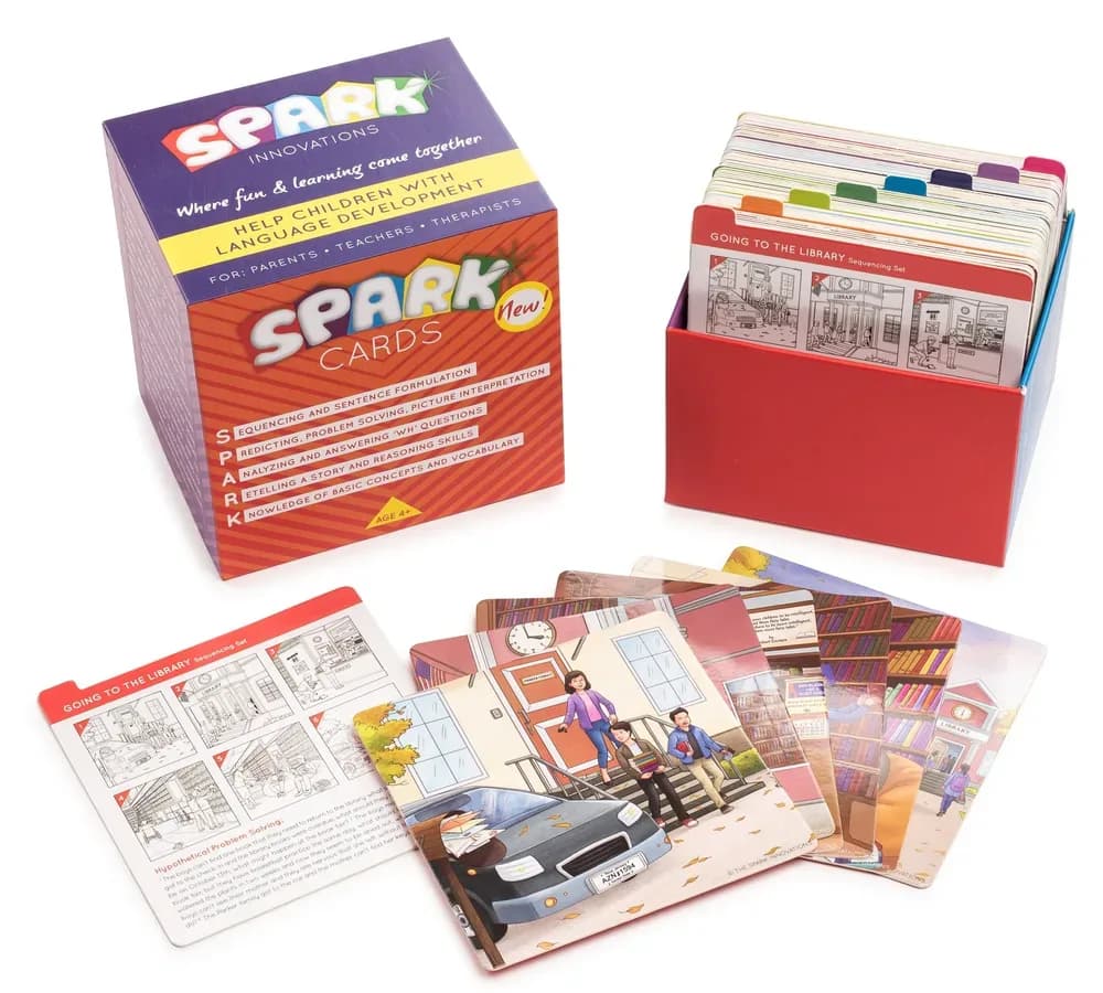 Cartonașe Spark de Secvențiere și Povestire pentru Logopedie – Set 1 — miniatură