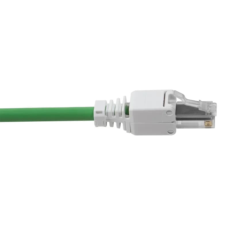 MUFA Logilink RJ45 pt. cablu UTP, Cat.6A, modulara, alb "MP0028" — miniatură
