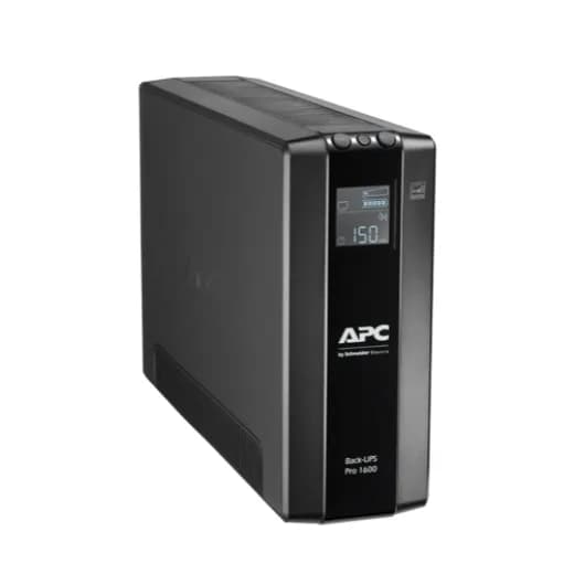 UPS APC "Pro BR", Line int., Tower, 960 W, AVR, IEC x 8, display LCD, back-up 11 - 20 min. "BR1600MI" — miniatură