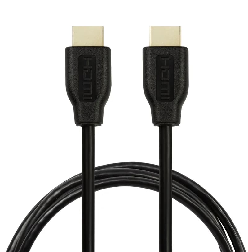 CABLU video Logilink, HDMI (T) la HDMI (T), rezolutie maxima 4K UHD (3840 x 2160) la 30 Hz, conectori auriti, 2m, negru "CH0037" — miniatură