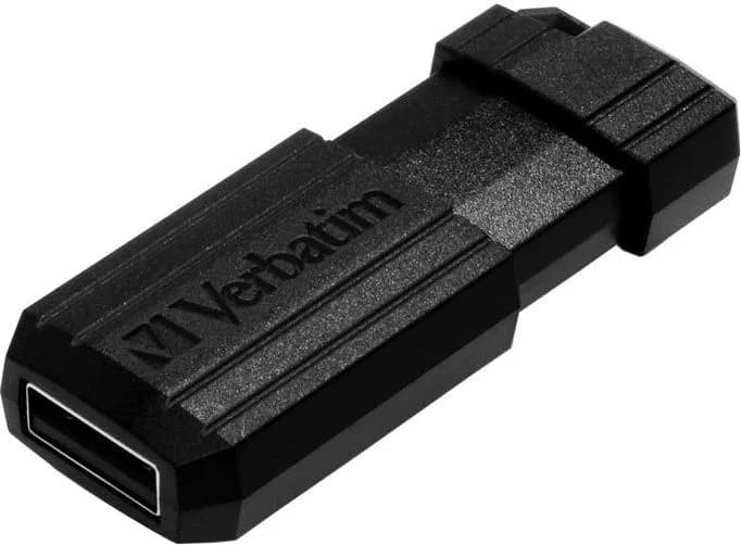 MEMORIE USB VERBATIM PINSTRIPE 64GB USB 2.0 NEGRU "49065"