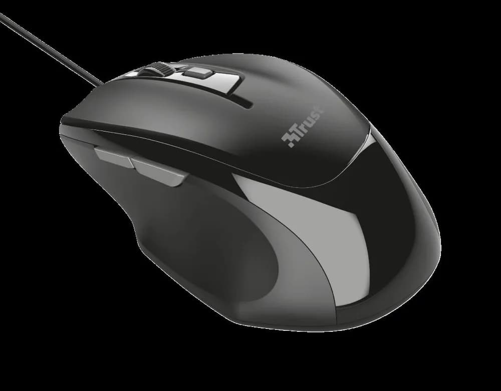 Mouse Trust Voca Comfort Mouse, 2400 dpi, negru — miniatură