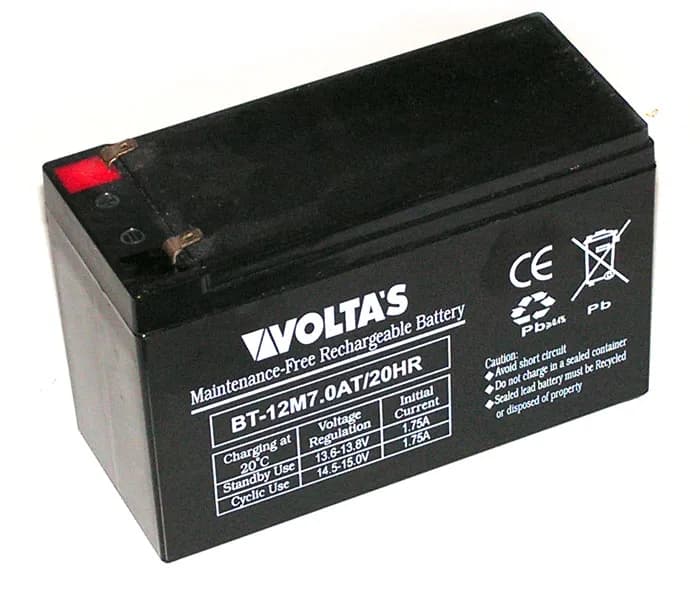 Zselés akku 12V 7Ah