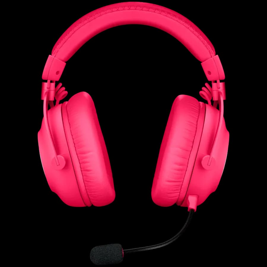 LOGITECH G PRO X2 LIGHTSPEED Wireless Gaming Headset - Blue Mic - MAGENTA "981-001275"