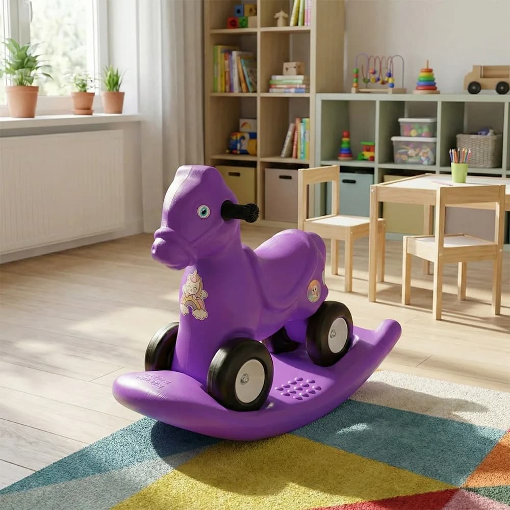 Calut balansoar 2 in 1, mov - ROBENTOYS — miniatură
