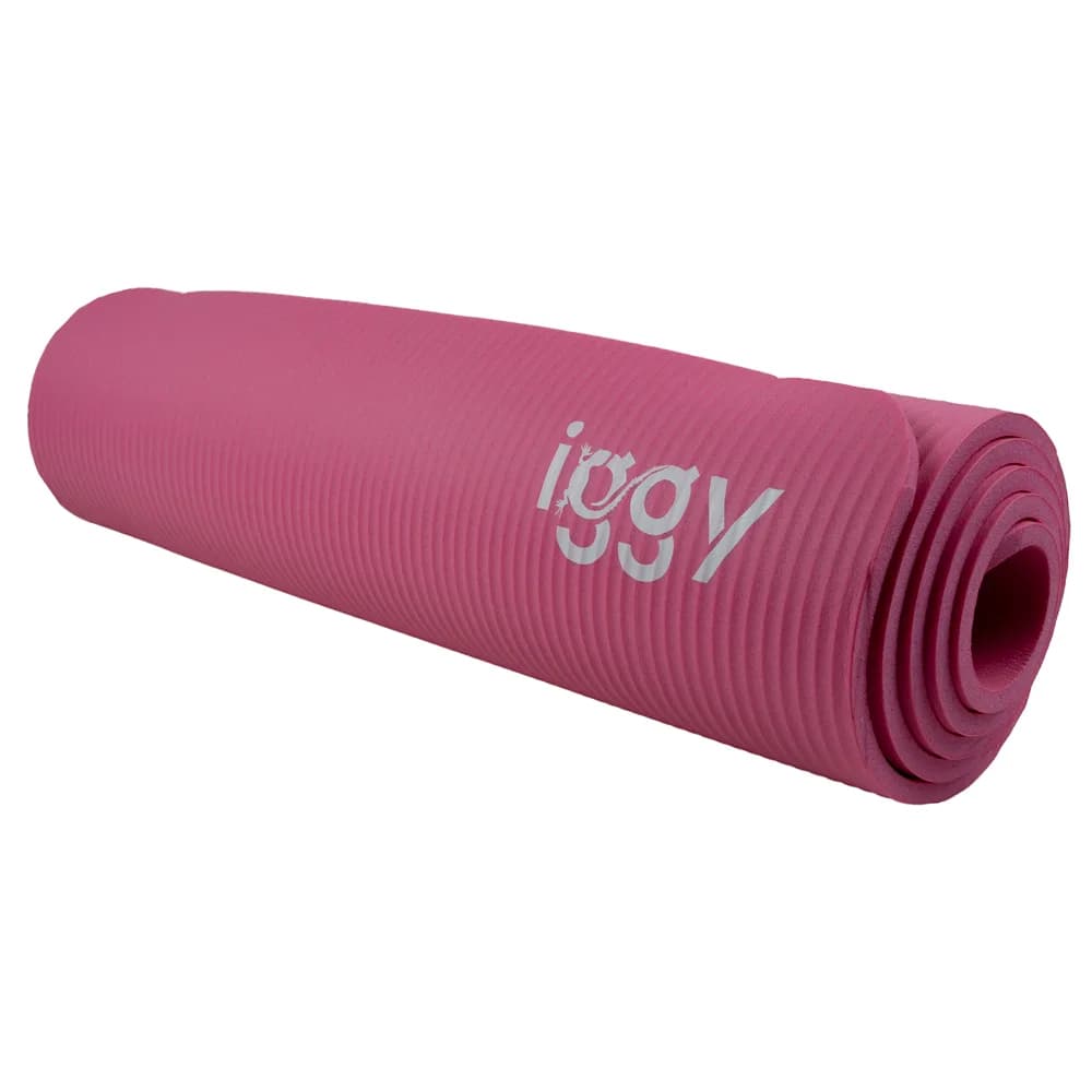 SALTEA YOGA Iggy, material NBR, dimensiune 1830 x 610 x 10 mm, pink "IGMT-YOGA-PK" — miniatură