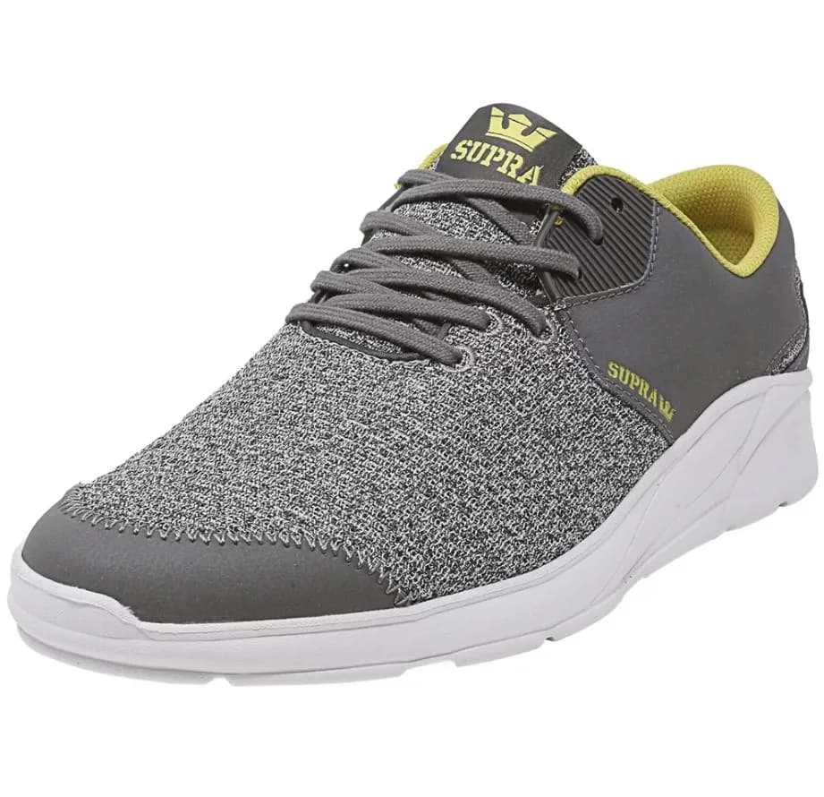 INCALTAMINTE SUPRA NOIZ GREY HEATHER/CHARCOAL/WHITE, 44