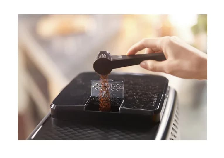Espressor automat Philips EP1224/00, 1500W, 2 bauturi, sistem clasic de spumare a laptelui, afisaj tactil, rasnita ceramica, filtru Aqua Clean, gri casmir — miniatură