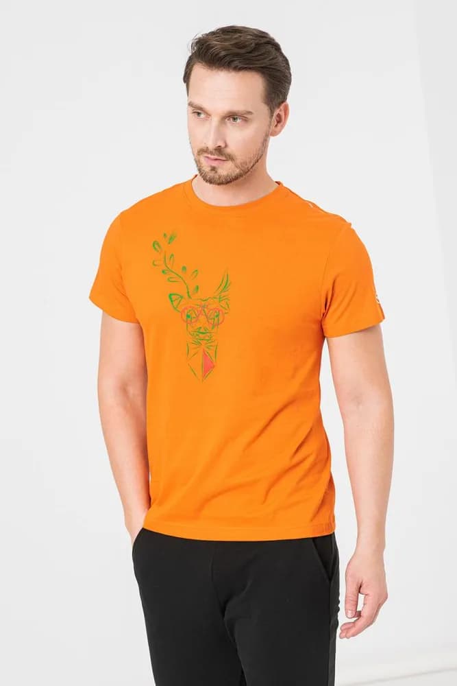 TRICOU CERB FAMILIE BARBATI ORANGE-XL