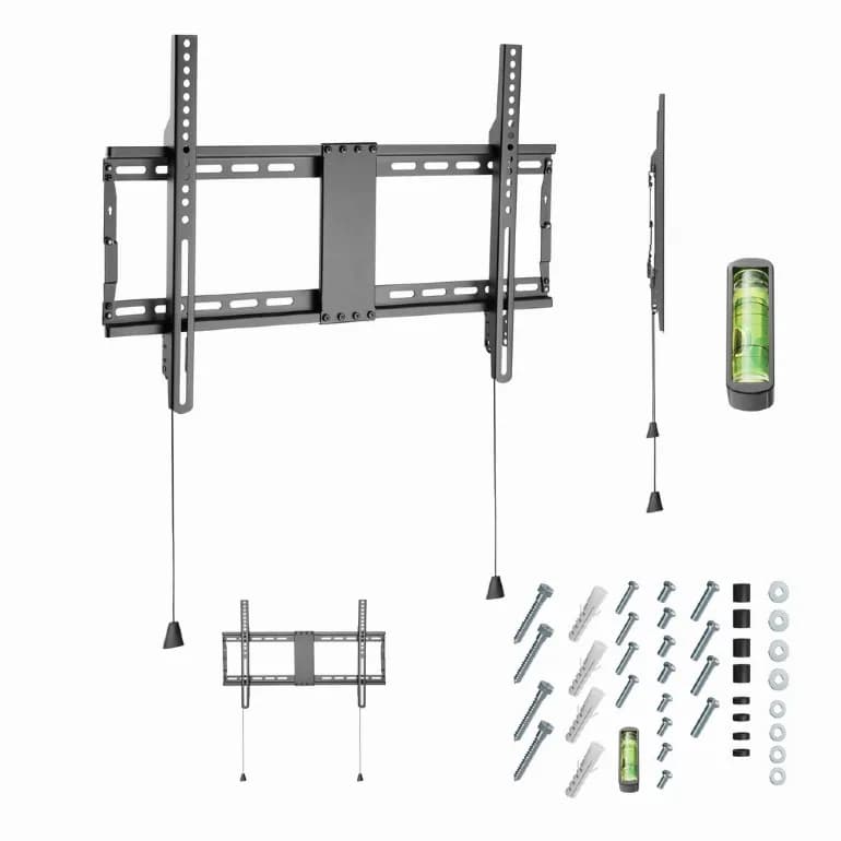 SUPORT de perete GEMBIRD, pt 1 TV/monitor, diag. max 37" - 80", fix, max 70 kg, "WM-80F-01" — miniatură