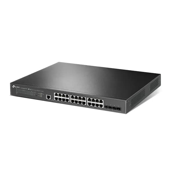 Switch cu management L2+ TP-Link " TL-SG3428XPP-M2 ", JetStream 24-Port 2.5GBASE-T and 4-Port 10GE SFP+ with 16-Port PoE+ & 8-Port PoE++ "SG3428XPP-M2" — miniatură
