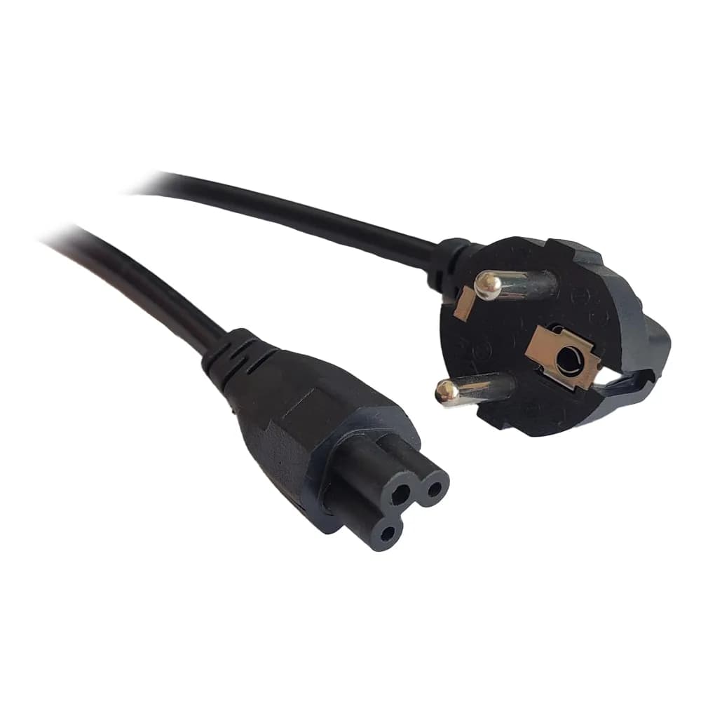 CABLU alimentare Spacer notebook 3m, intrare Shucko, iesire C5, 10A, negru, "SPPW-SCHK-C5-10A-3.0"